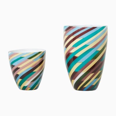 Blown Glass Klee Vases by Laura De Santillana for Venini, 1984-YJA-1422902