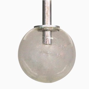 Blown Glass Sphere Suspension Light, 1970s-KNM-1386243