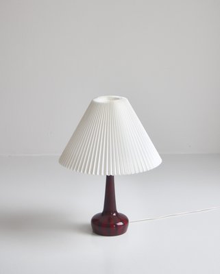 Blown Glass Table Lamp by Esben Klint for Le Klint & Holmegaard, Denmark, 1970s-WRF-968326