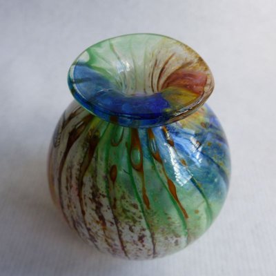 Blown Glass Vase from Mdina Glass Malta, 1960s-WK-770357