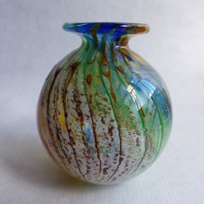 Blown Glass Vase from Mdina Glass Malta, 1960s-WK-770357