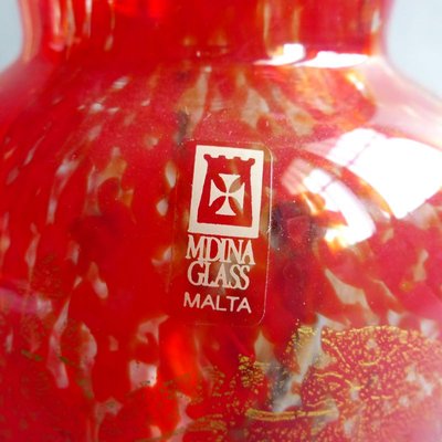 Blown Glass Vase from Mdina Glass Malta, 1970s-WK-765610