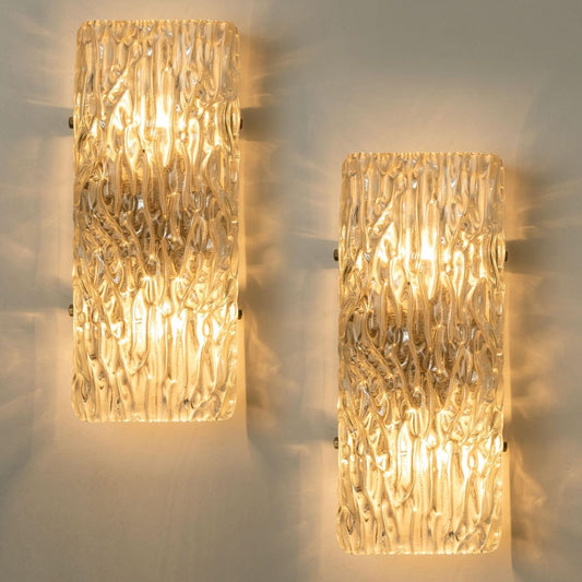 Blown Light Fixture by J.T. Kalmar, Austria, 1960s