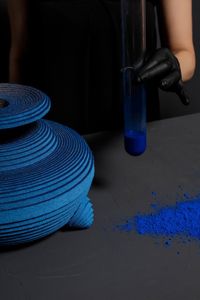 Blue Alchemy Vase by Siba Sahabi