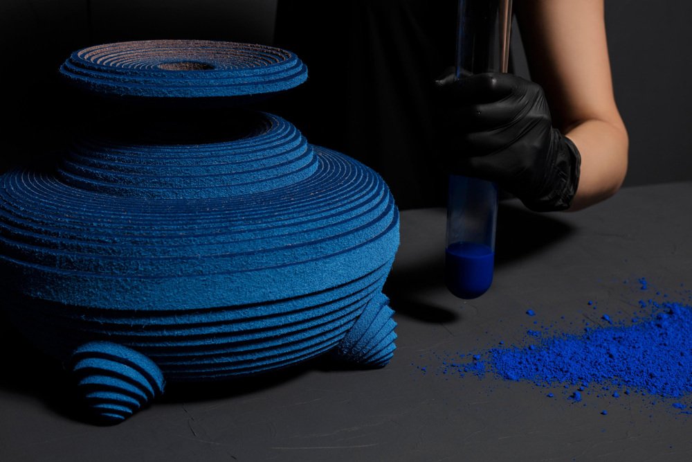 Blue Alchemy Vase by Siba Sahabi