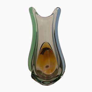 Blue and Green Murano Glass Vase, 1960s-AVC-830124