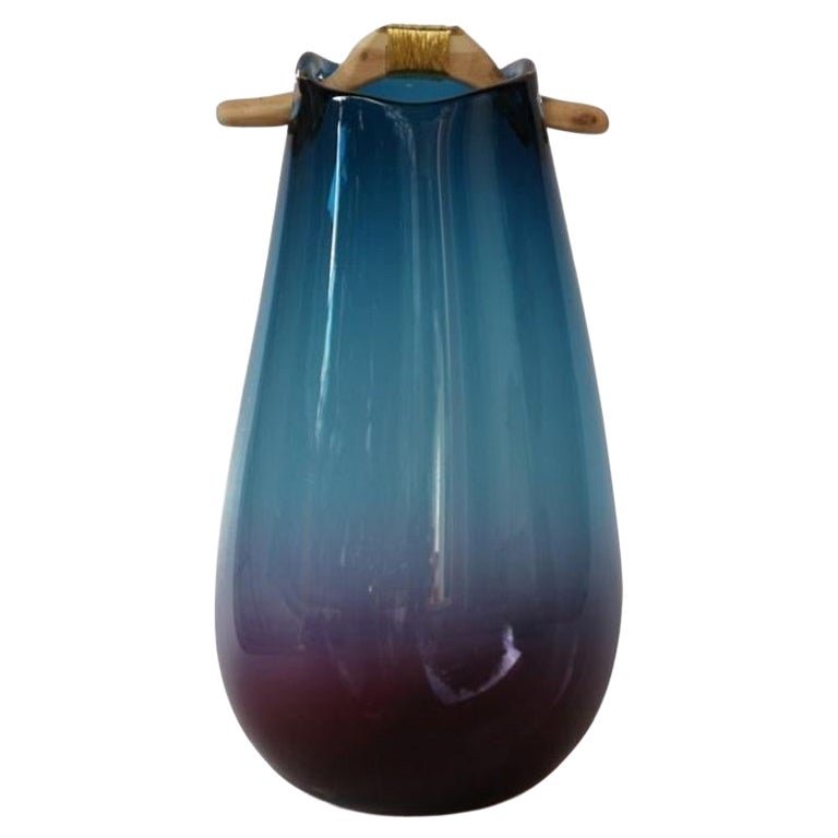 Blue and Purple Heiki Vase by Pia Wüstenberg