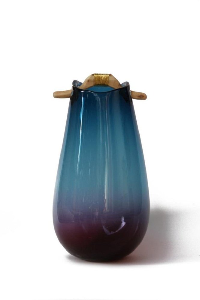 Blue and Purple Heiki Vase by Pia Wüstenberg