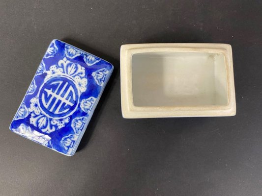 Blue and White Porcelain Ink Writing Jewerly Box, 1900-BXG-1812704