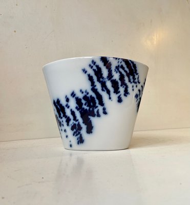 Blue and White Porcelain Vase by Ivan Weiss for Royal Copenhagen, 1980s-LCR-1438714