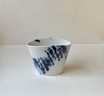 Blue and White Porcelain Vase by Ivan Weiss for Royal Copenhagen, 1980s-LCR-1438714