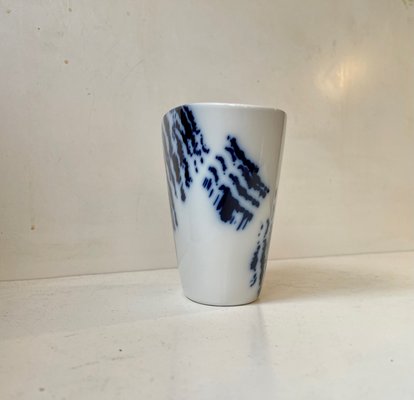 Blue and White Porcelain Vase by Ivan Weiss for Royal Copenhagen, 1980s-LCR-1438714