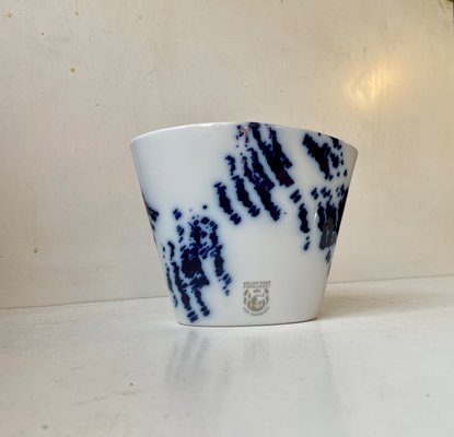 Blue and White Porcelain Vase by Ivan Weiss for Royal Copenhagen, 1980s-LCR-1438714