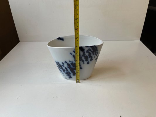 Blue and White Porcelain Vase by Ivan Weiss for Royal Copenhagen, 1980s-LCR-1438714