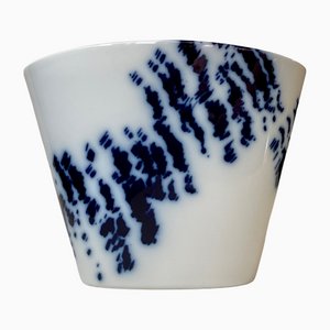 Blue and White Porcelain Vase by Ivan Weiss for Royal Copenhagen, 1980s-LCR-1438714