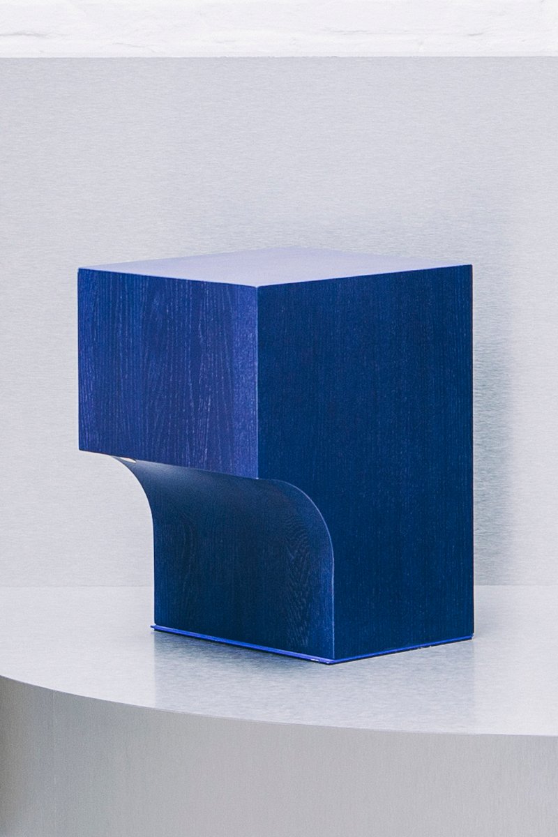 Blue Arch 01.1 Stool by Sam Goyvaerts for Barh.design