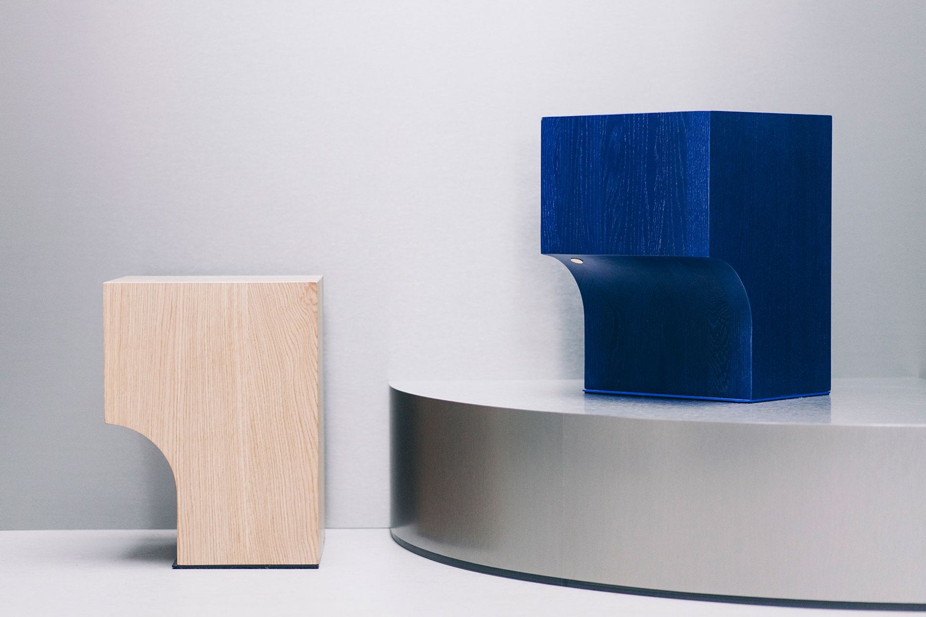 Blue Arch 01.1 Stool by Sam Goyvaerts for Barh.design