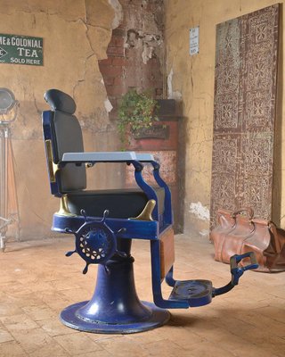 Blue Barber Chair-NQ-625015