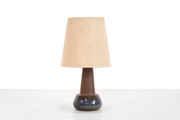 Blue Ceramic Table Lamp by Marianne Starck for Bornholm, 1960s-BQ-2042285