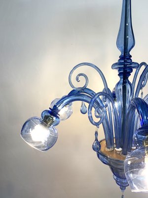 Blue Chandelier attributed to Venini, 1930-XQC-1417042