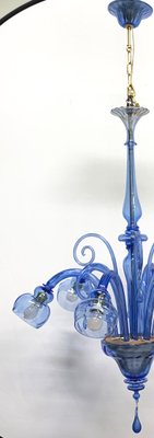 Blue Chandelier attributed to Venini, 1930-XQC-1417042