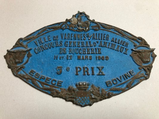 Blue Concours Agricole Varennes-sur-Allier Sign, 1989-SDV-736055