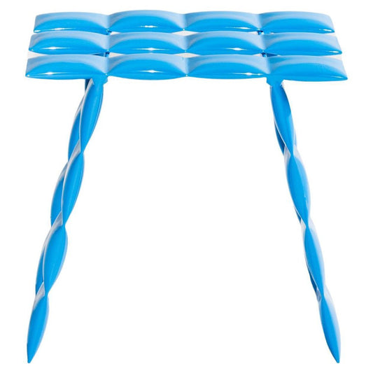 Blue Cosmic Stool by Metis Design Studio