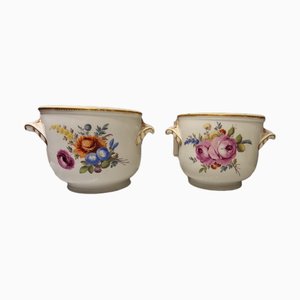 Blue Crossed Swords and Dot Marks Meissen Monteiths, 1765, Set of 2-TCS-1364014