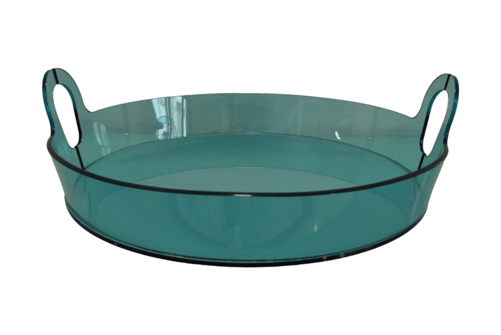 Blue Crystal Akasma Tray by Satyendra Pakhalé for RSVP