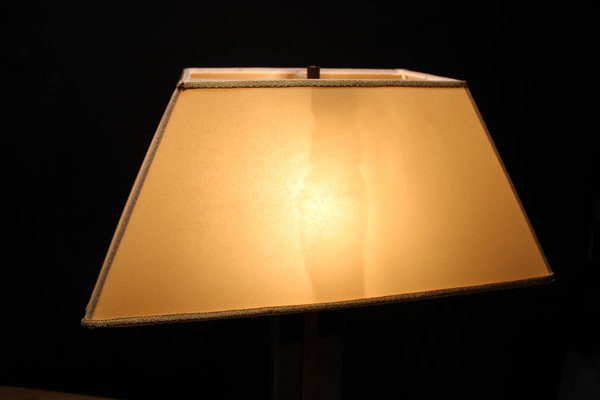 Blue Crystal & Brass Table Lamp by Pietro Chiesa for Fontana Arte, 1950s-EH-950948