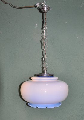 Blue Crystal Roof Lamp, 1970s-ROJ-1454618