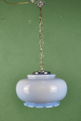 Blue Crystal Roof Lamp, 1970s-ROJ-1454618