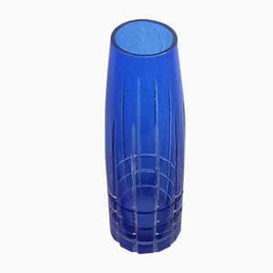 Blue Crystal Vase, 1960s-QDP-847179