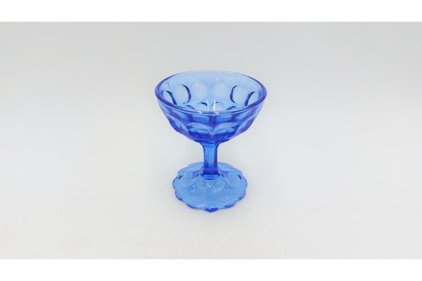 Blue Cups from Ząbkowice, Poland, 1970s, Set of 5-BXB-1408966