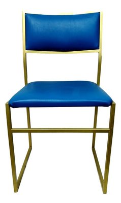 Blue Dining Chair, 1970s-FIP-778671