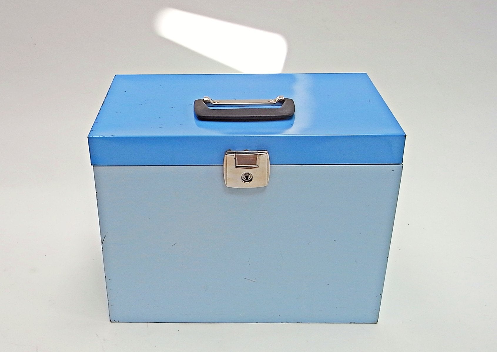 Blue Document Box in Coloured Metal Sheet