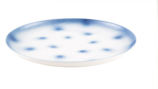 Blue Dots Porcelain Collection Plate from Litolff