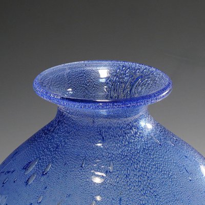 Blue Efeso Vase by Ercole Barovier for Barovier & Toso, 1964-KJP-1214932