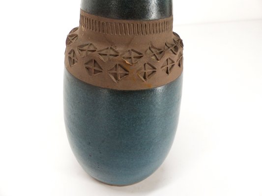 Blue Enameled Ceramic Vase from Bitossi-DQG-1783316