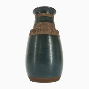 Blue Enameled Ceramic Vase from Bitossi-DQG-1783316