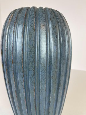 Blue Floor Vase by Vicke Lindstrand, 1950s, Sweden-UYK-935023