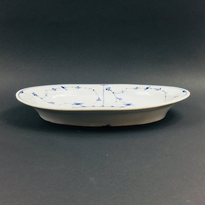 Blue Fluted Porcelain Serving Platter from Royal Copenhagen, Denmark, 19th Century-BMM-1822068