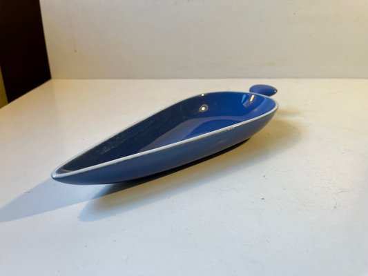 Blue Gefyr Bowl by Stig Lindberg for Gustavsberg, 1960s-LCR-1187795