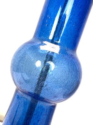 Blue Glass Table Lamp attributed to Nanny Still for Raak, 1970s-WZZ-1388706