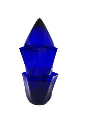 Blue Glass Tulip Vase by Willem Noyons, 1997-UCH-1301282