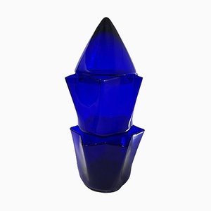 Blue Glass Tulip Vase by Willem Noyons, 1997-UCH-1301282