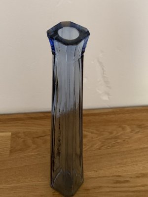 Blue Glass Vase, 1980s-OXJ-1722600