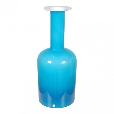 Blue Glass Vase from Otto Brauer Holmegaard-MTD-1400050