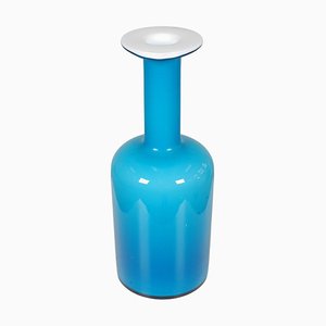 Blue Glass Vase from Otto Brauer Holmegaard-MTD-1400054