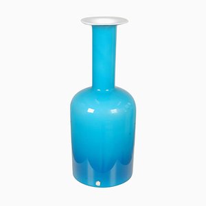 Blue Glass Vase from Otto Brauer Holmegaard-MTD-1400050